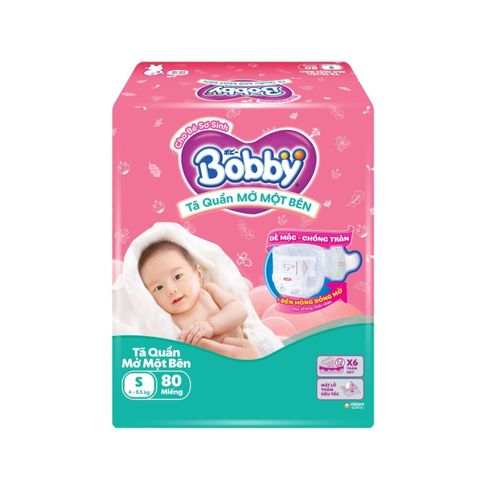 Tã quần S80 Bobby Mở Một Bên