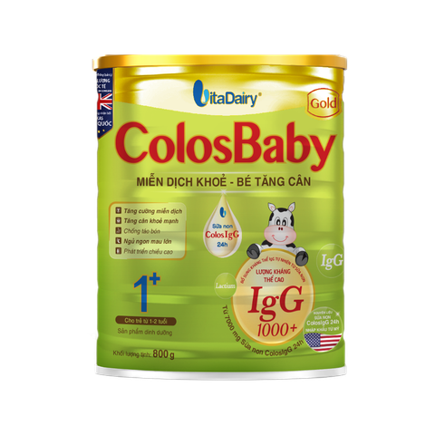 Sữa bột ColosBaby Gold 1+ 800g cho bé 1-2 tuổi
