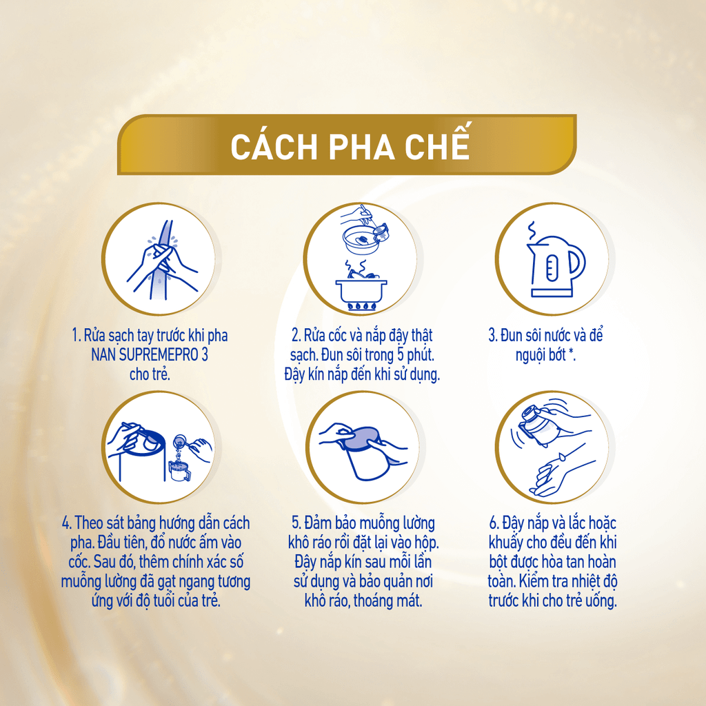 Sữa Bột Nestlé NAN SupremePro 3 lon 800g