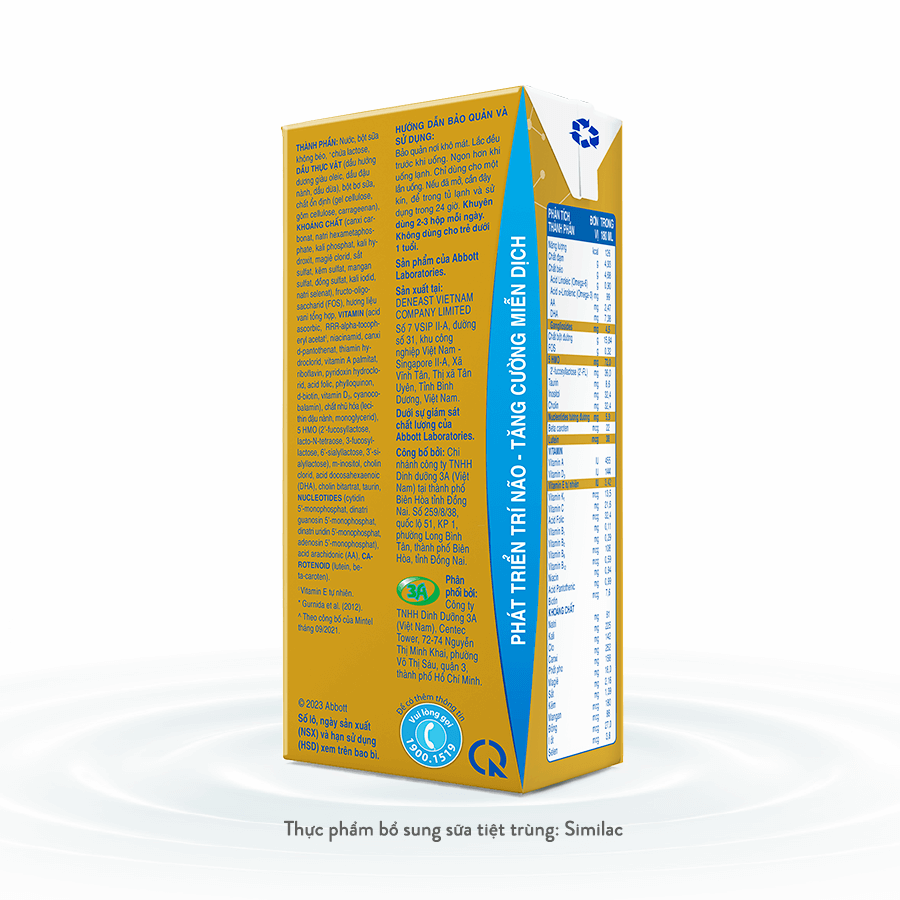 Thùng 48 hộp 180ml Sữa nước Similac Eye-Q 110ml (từ 1 tuổi)