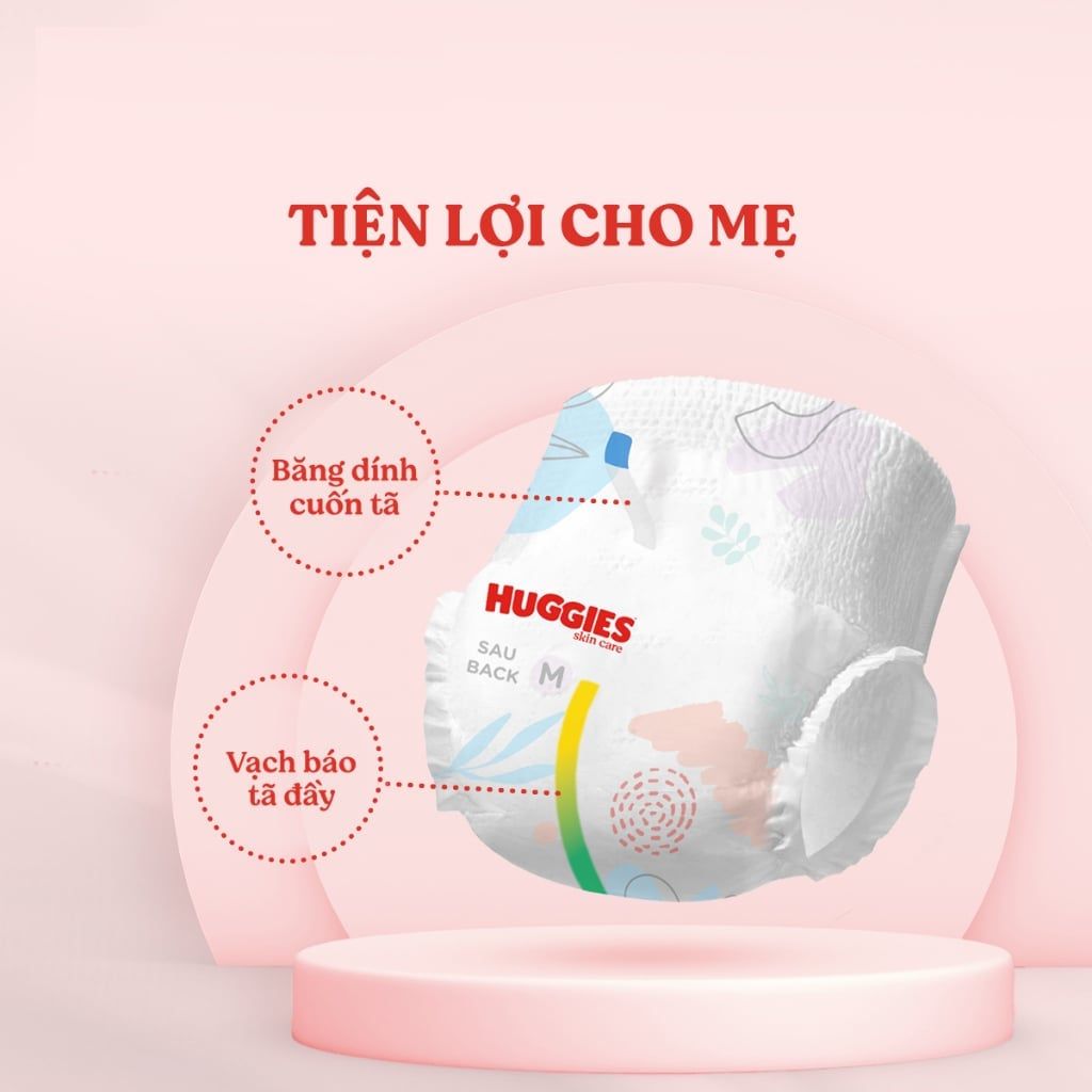Tã quần Huggies M76 Skincare (M, 6-11kg)