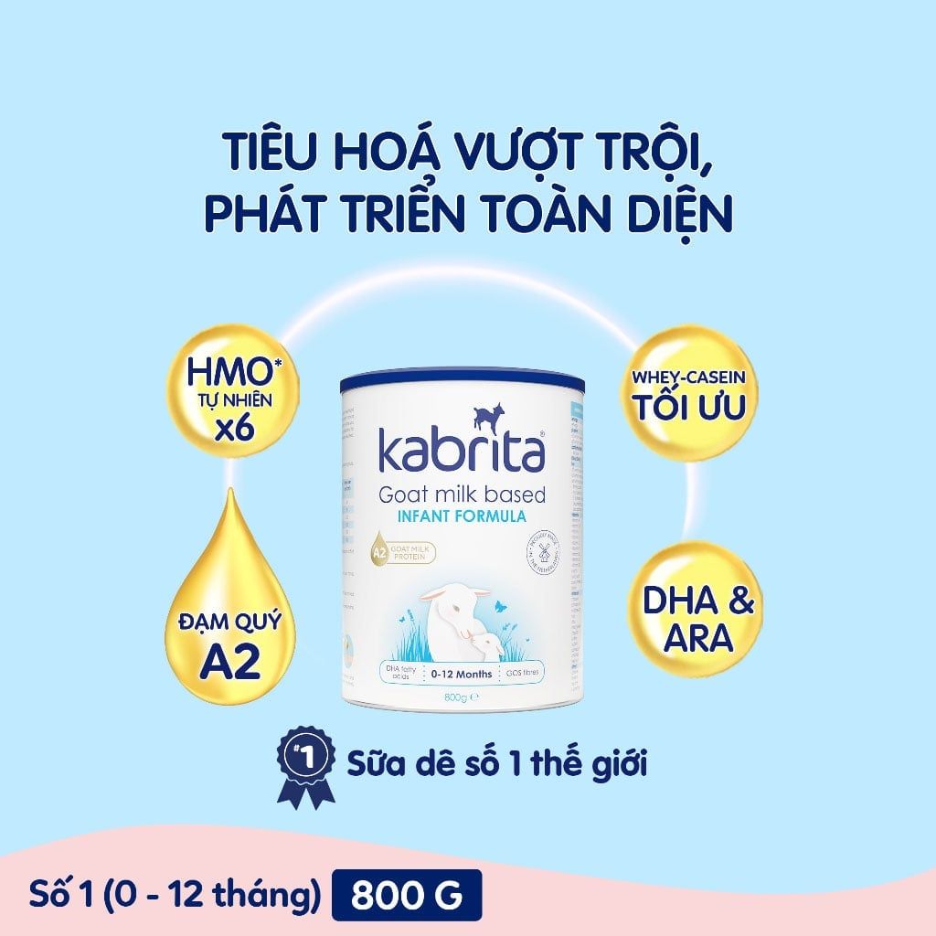 Sữa công thức Kabrita Số 1 800g (0-12 tháng)