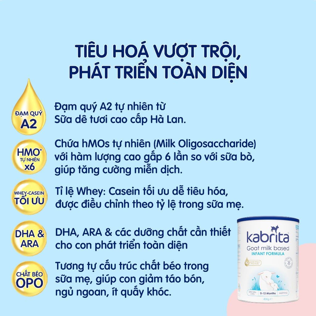 Sữa công thức Kabrita Số 1 800g (0-12 tháng)