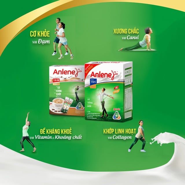 Sữa Bột Anlene Gold 3X Hương Vani Hộp Giấy 1.2kg (3 Khỏe Cơ, Xương, Khớp - Dành cho người trên 40 tuổi)