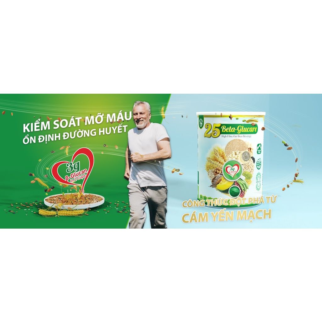 Ngũ Cốc Beta Glucare dinh dưỡng cho người tiểu đường 750g