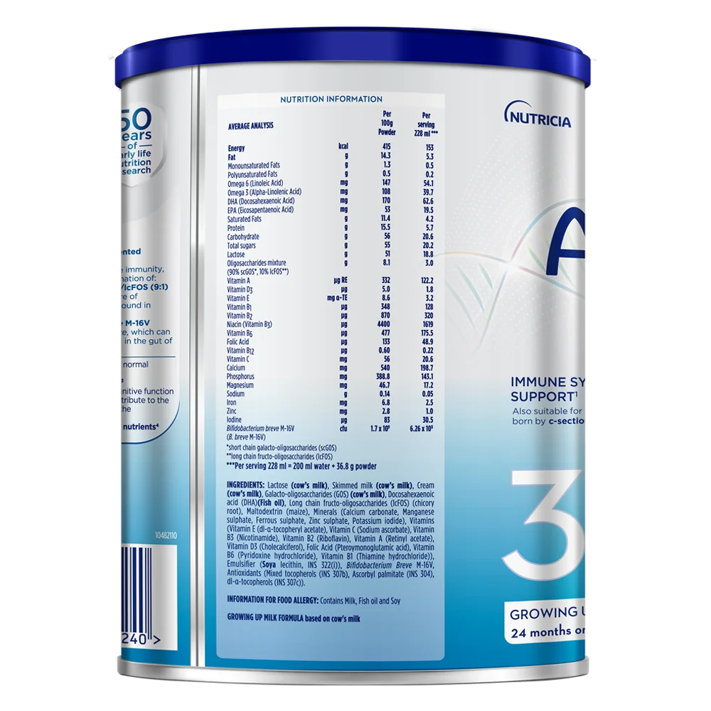 Sữa Aptamil Profutura KID Cesarbiotik 3 800g (Từ 2 tuổi)