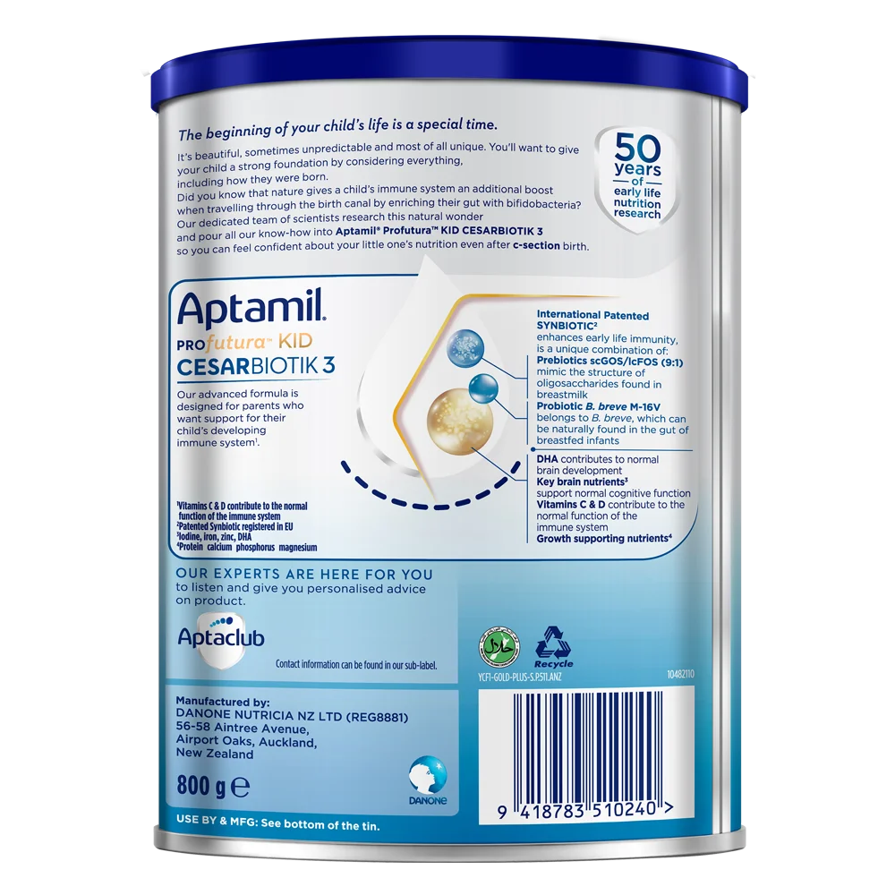Sữa Aptamil Profutura KID Cesarbiotik 3 800g (Từ 2 tuổi)