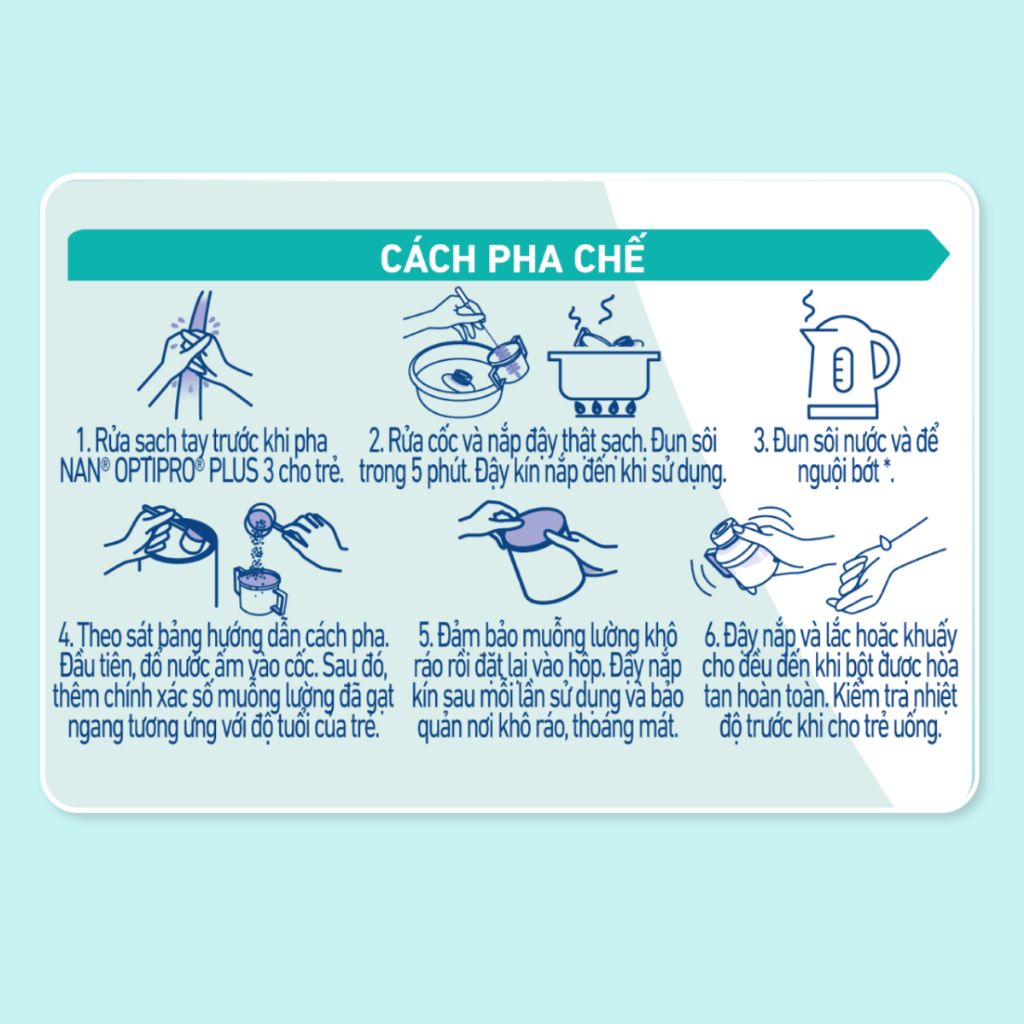 Sữa bột Nan Optipro PLUS 3 1.5kg, với 5HMO, công thức từ Thụy Sĩ (1-2 tuổi)