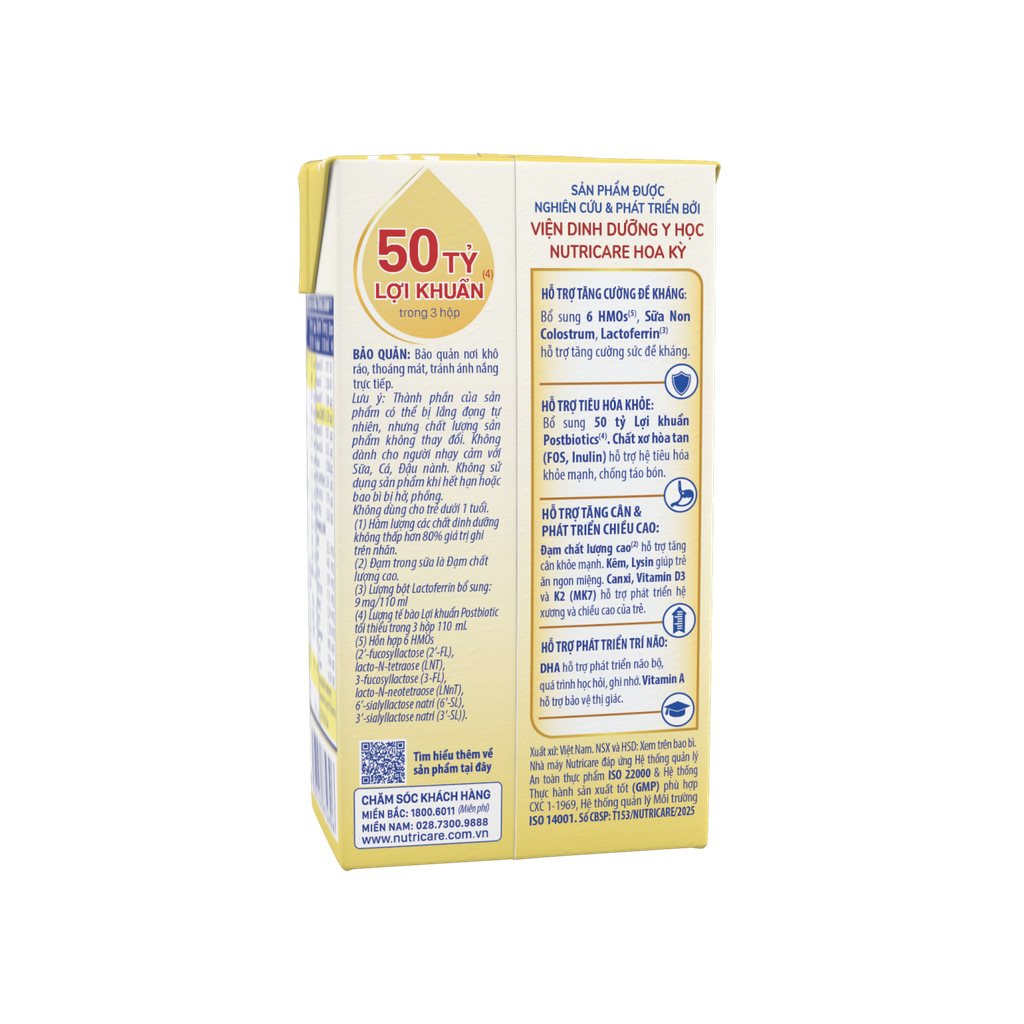 Lốc 4 hộp Metacare Opti Lactoferrin 110ml (Metacare Opti C-Section)