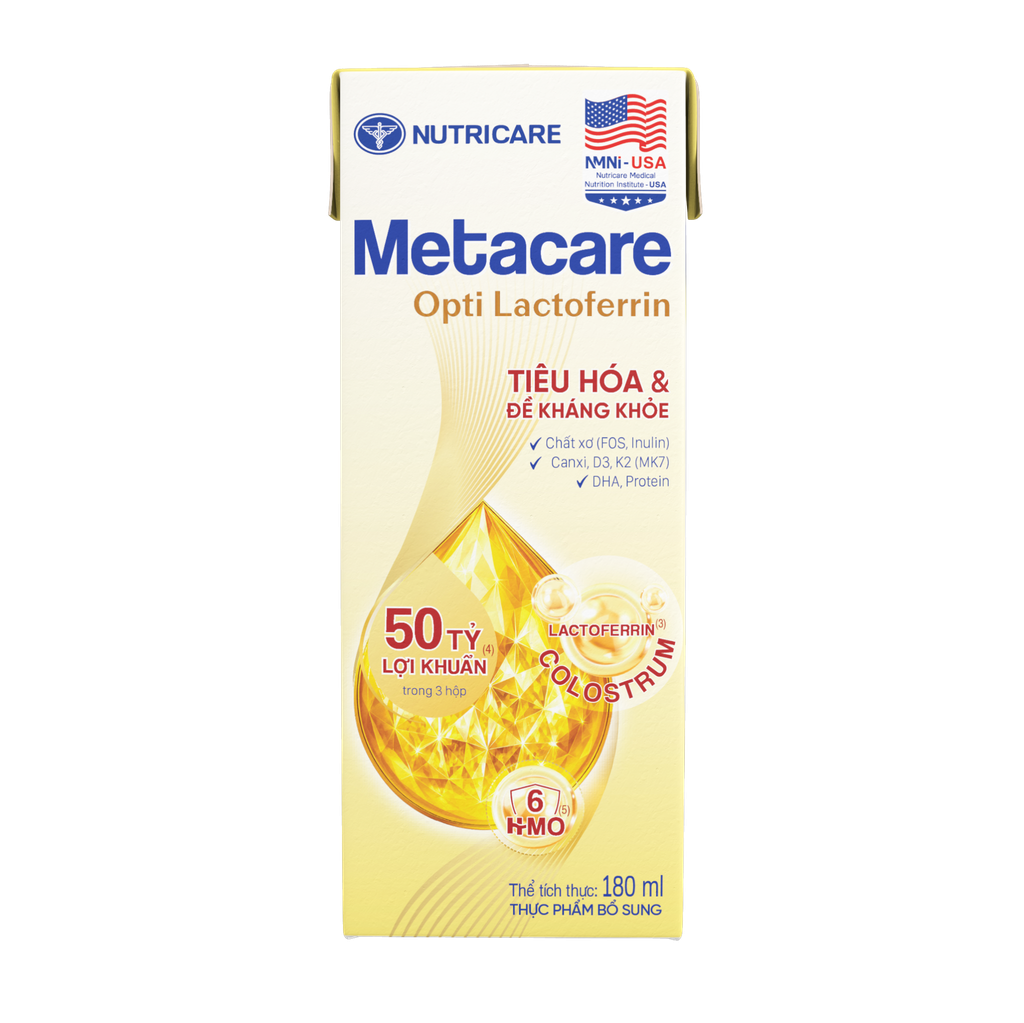 Thùng 24 hộp Metacare Opti Lactoferrin 180ml (Metacare Opti C-Section)