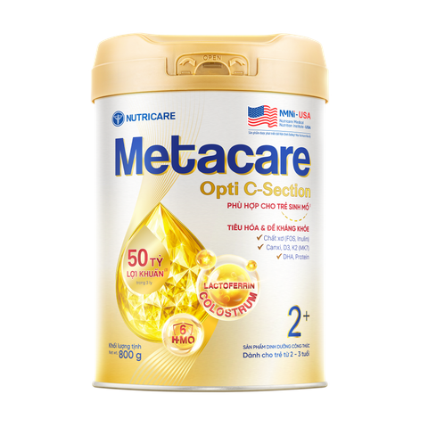 Sữa Metacare Opti C-Section 2+ 800G (2-3 tuổi)
