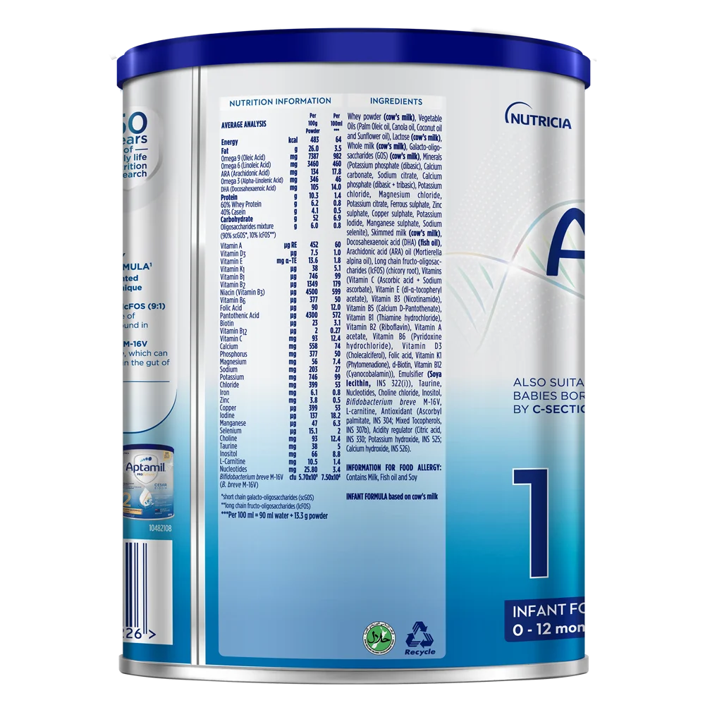 Sữa Aptamil Profutura Cesarbiotik 1 380g (0 - 12 tháng)