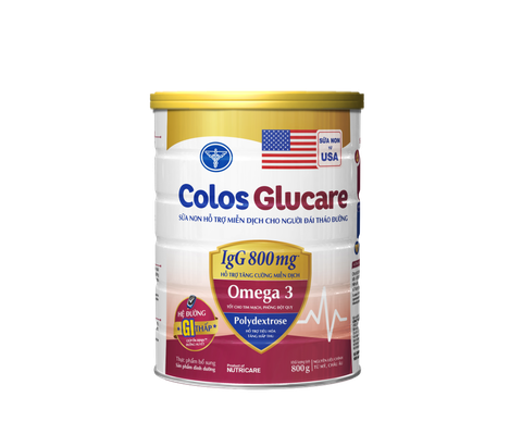 Sữa Non Colos Glucare 800g Ổn định đường huyết cho người tiểu đường