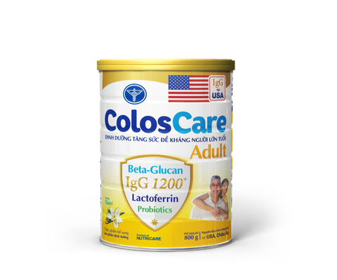 Sữa bột Coloscare Adult 800g – Sữa non tăng đề kháng cho người lớn
