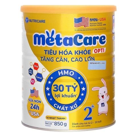 Sữa bột MetaCare OPTI 2+ 850g - Cho bé từ 2 đến 10 tuổi