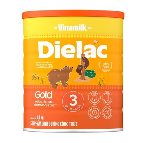 Sữa bột Vinamilk Dielac Alpha Gold 3 1400g (1-2 tuổi)