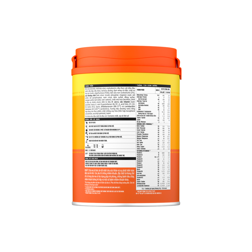 Sữa bột Vinamilk Dielac Alpha Gold 3, 850g (1-2 tuổi)