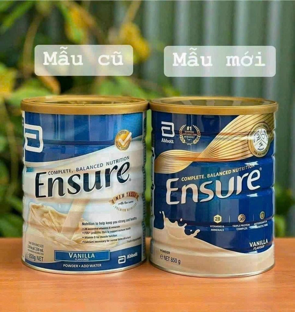 Sữa Bột Ensure Úc 850gr dinh dưỡng cho người lớn