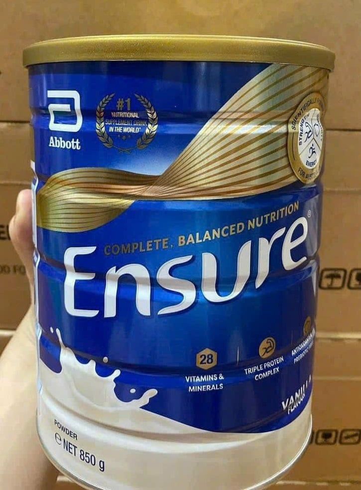 Sữa Bột Ensure Úc 850gr dinh dưỡng cho người lớn