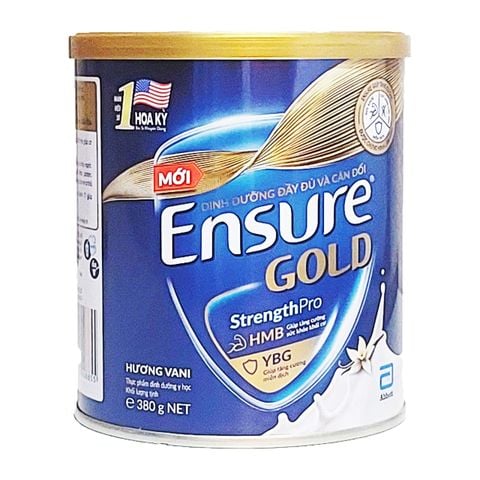 Sữa bột Ensure Gold Abbott hương vani 380g (HMB)