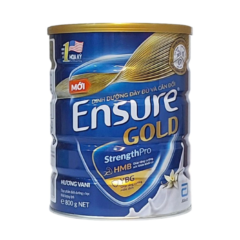 Sữa bột Ensure Gold Abbott hương vani 800g