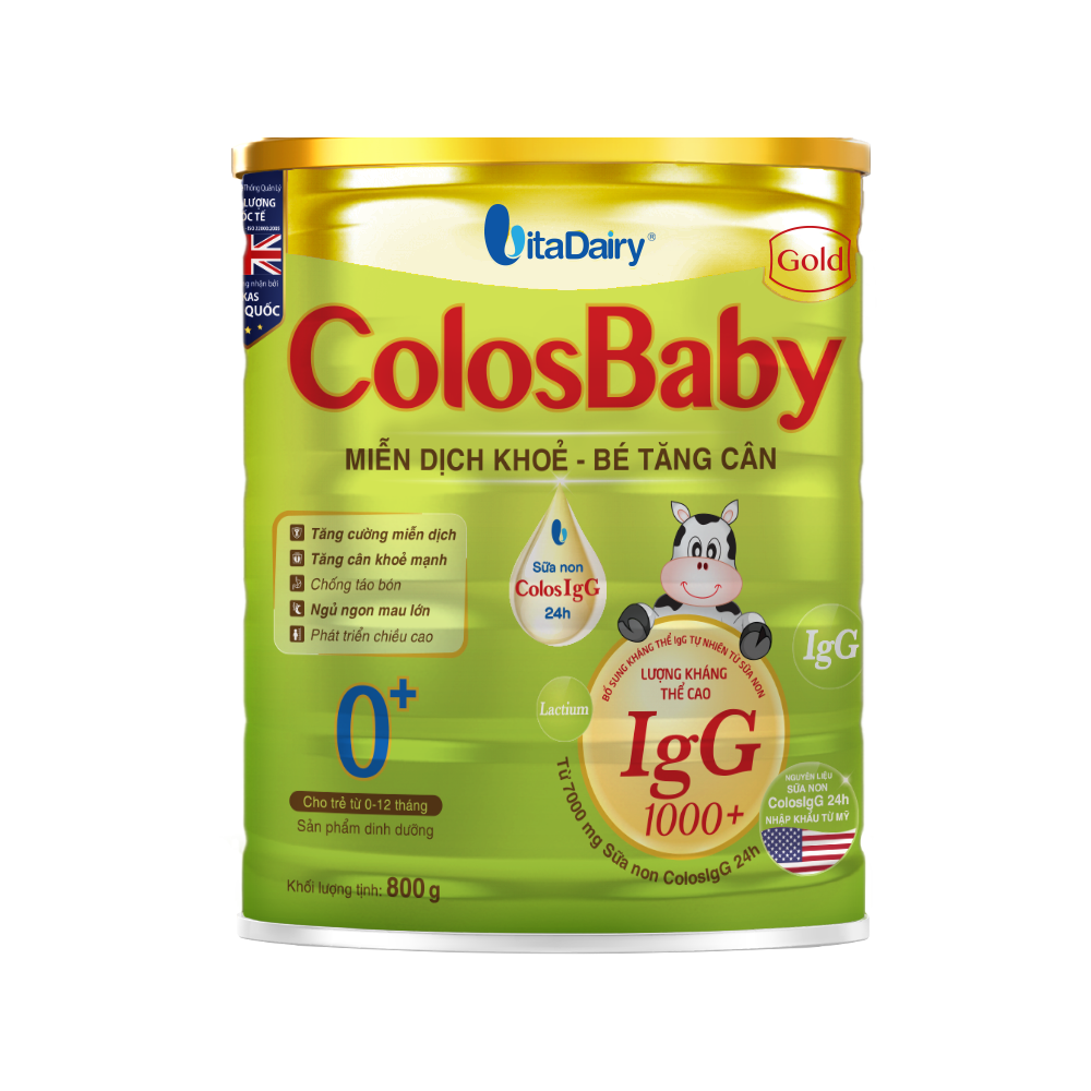 Sữa ColosBaby Gold 0+ 800g  (0-12 tháng)