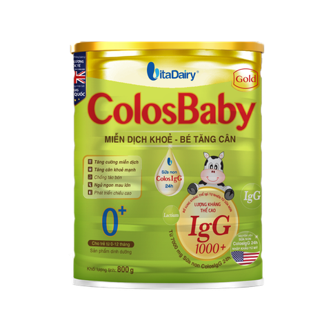 Sữa ColosBaby Gold 0+ 800g  (0-12 tháng)