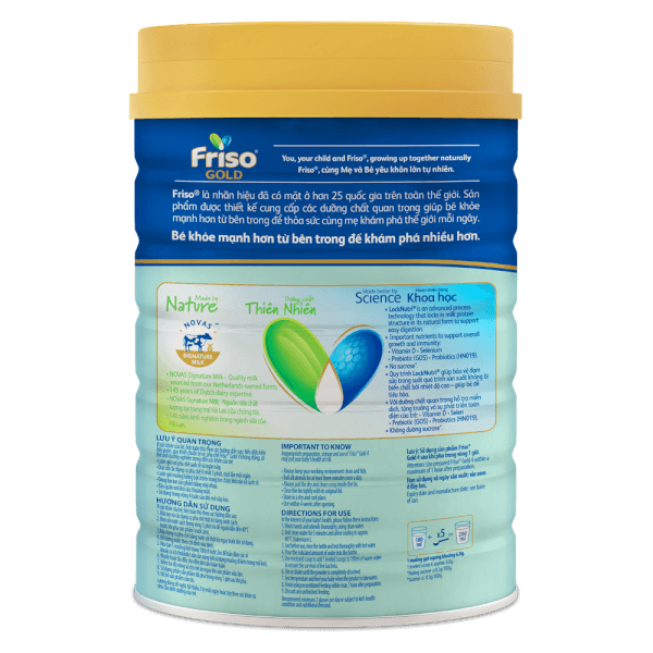Sữa Friso Gold số 4 850g (dành cho trẻ 2 - 6 tuổi)