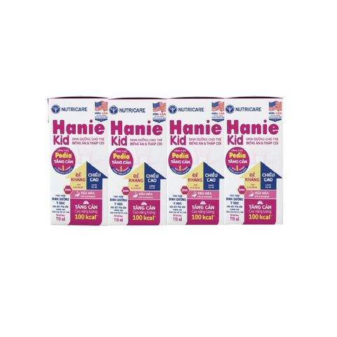 Sữa pha sẵn Nutricare Hanie Kid 110ml cho trẻ từ 1 tuổi