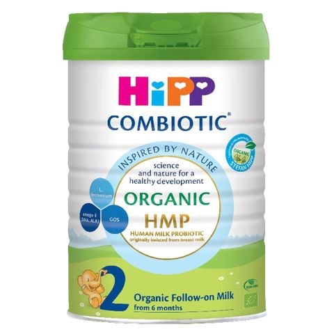 Sữa HiPP Organic Combiotic số 2 800g (6-12 tháng)