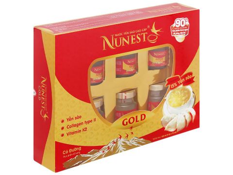 Nước Yến Sào Cao Cấp Nunest Gold - Lốc 6 Lọ (6 x 70ml)