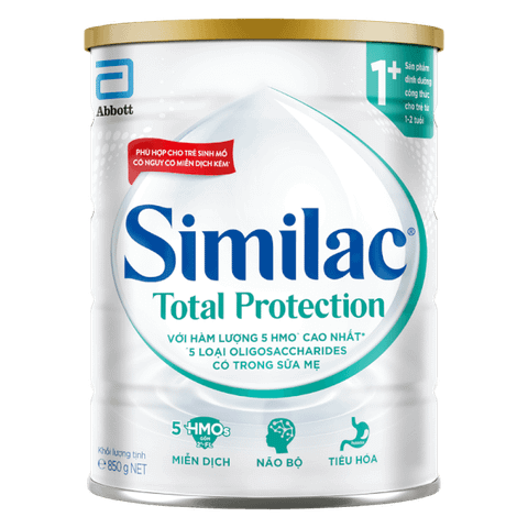 Sữa bột Similac Total Protection 1+ 850g cho bé 1-2 tuổi