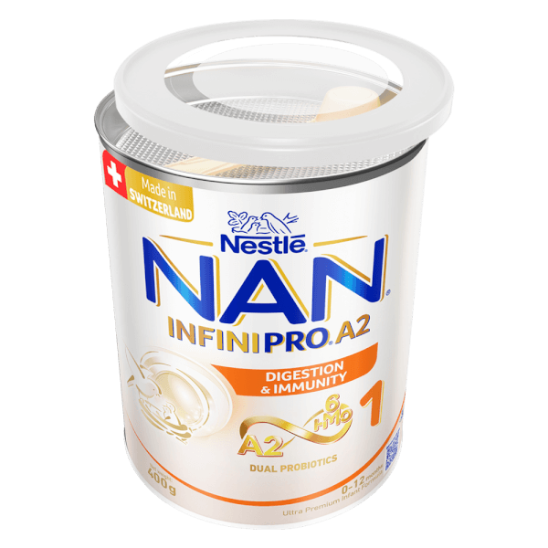 Sữa Nestlé NAN INFINIPRO A2 số 1 400g nhập khẩu nguyên lon từ Thụy Sỹ