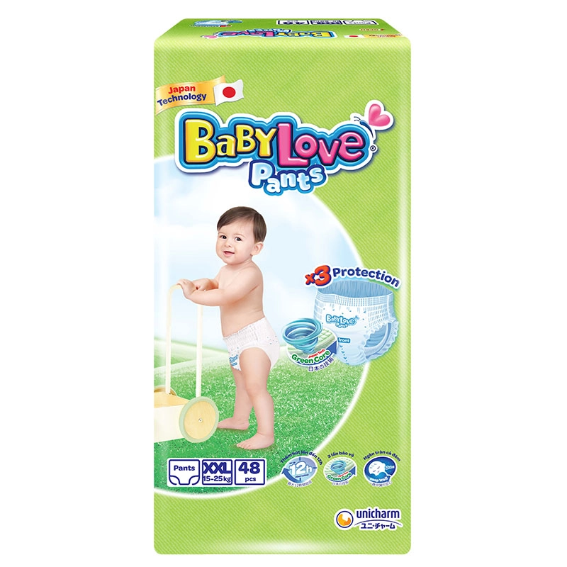 Tã quần Baby Love size XL, 2XL 48 miếng (12 - 20kg)