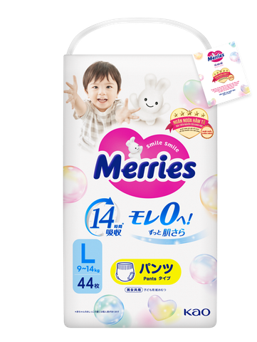 Tã quần Merries L44 (9-14kg)