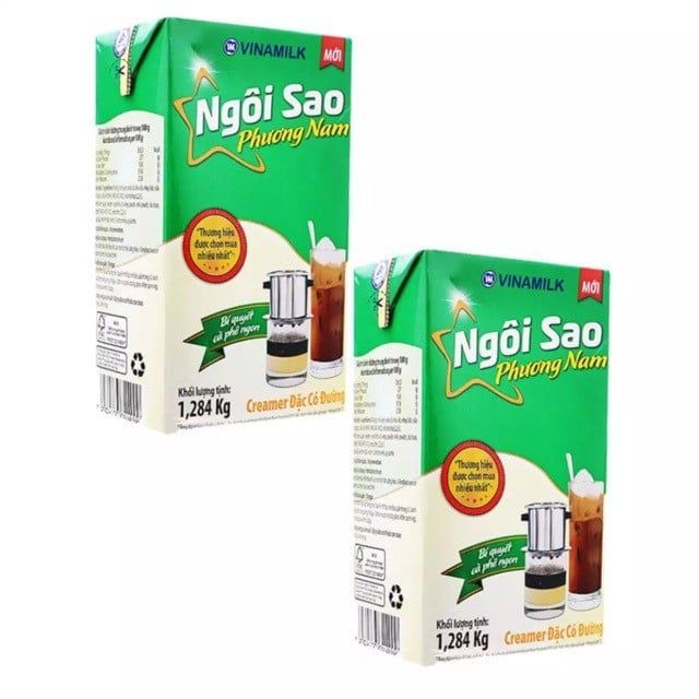 Sữa Đặc Ngôi Sao Phương Nam Hộp Giấy 1284g