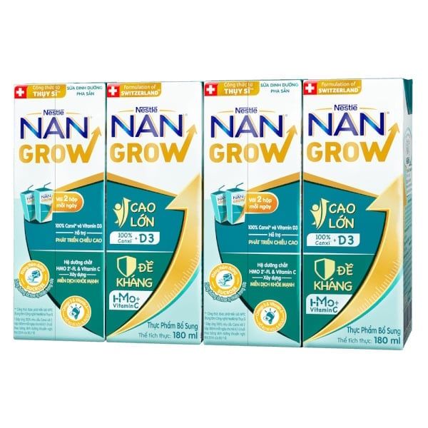 Sữa dinh dưỡng pha sẵn Nestlé NAN GROW 6 (24 hộp)