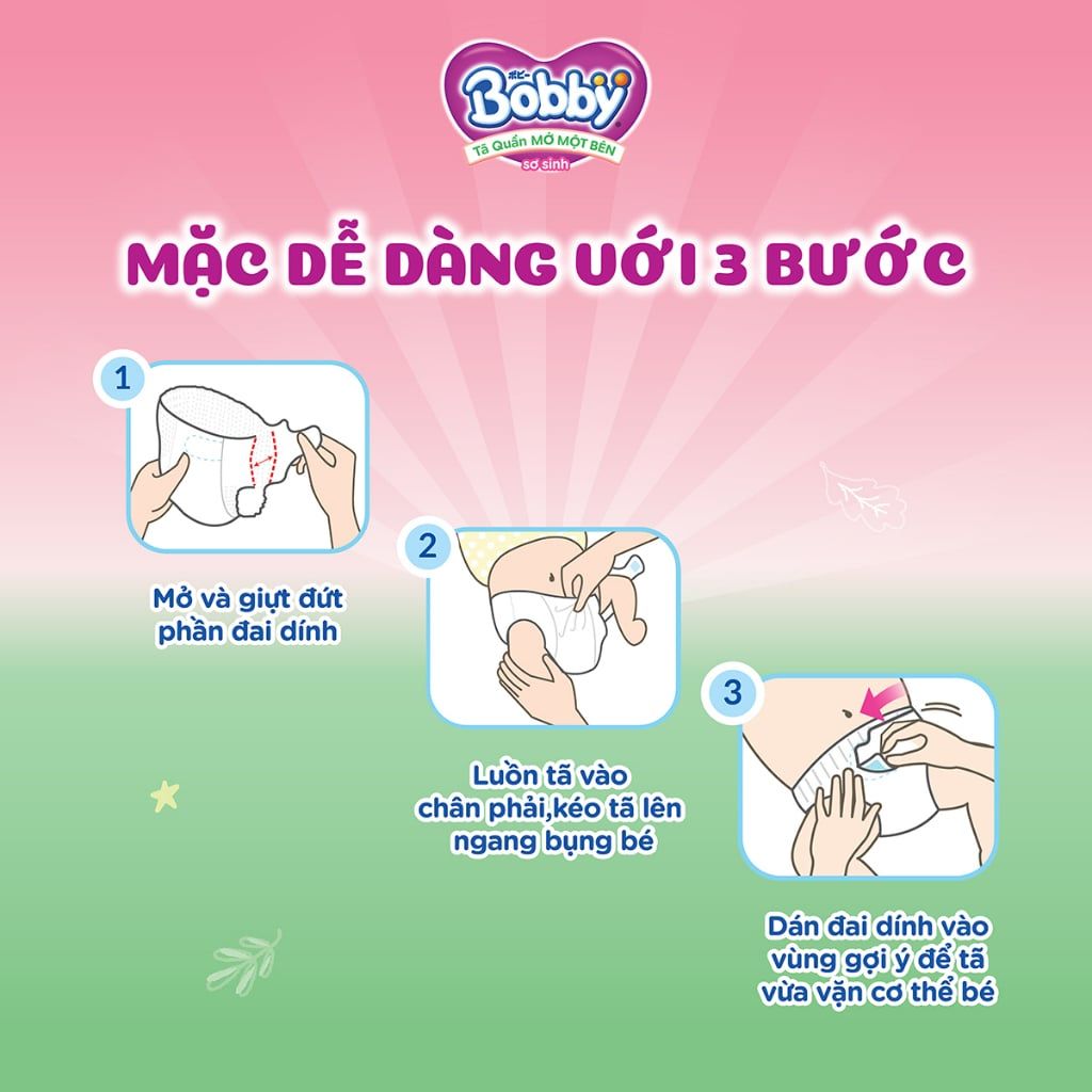 Tã quần S80 Bobby Mở Một Bên