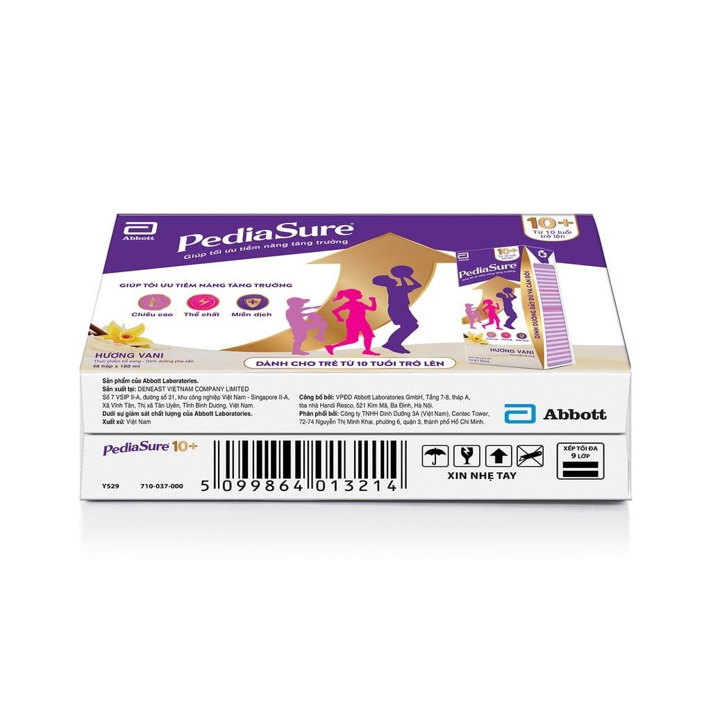 Sữa dinh dưỡng Pediasure 10+ 180ml/hộp (4 Hộp)
