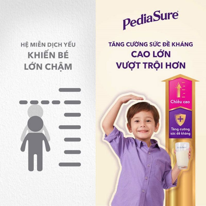 Sữa bột Pediasure 10+ Vani 800g cho trẻ 10 tuổi
