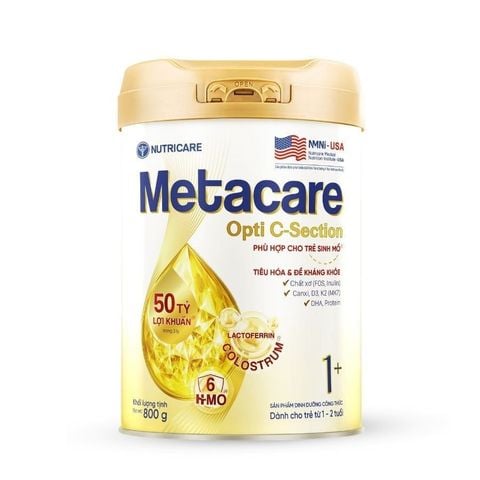 Sữa Metacare Opti C-Section 1+ 800G (1-2 tuổi)