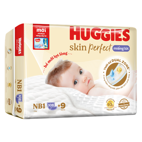 Tã lót sơ sinh Huggies NB1 108 miếng
