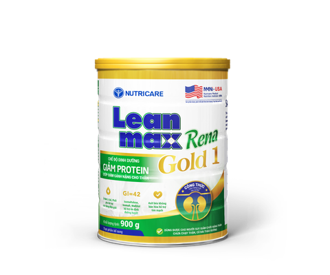 Sữa bột Lean Max Rena Gold 1 - 900gr ( dinh dưỡng cho bệnh nhân suy thận trước lọc)