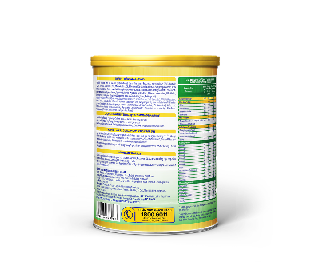 Sữa bột Lean Max Rena Gold 1 - 900gr ( dinh dưỡng cho bệnh nhân suy thận trước lọc)