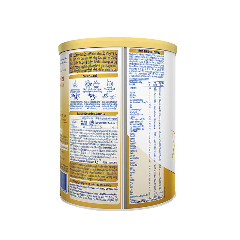 Sữa Bột Nestlé NAN SupremePro 2 800g (6-24 tháng)