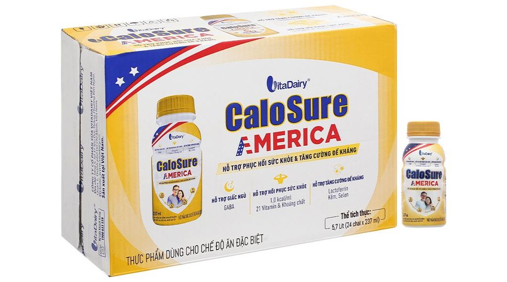 Sữa Pha Sẵn Vitadairy Calosure America 237ml