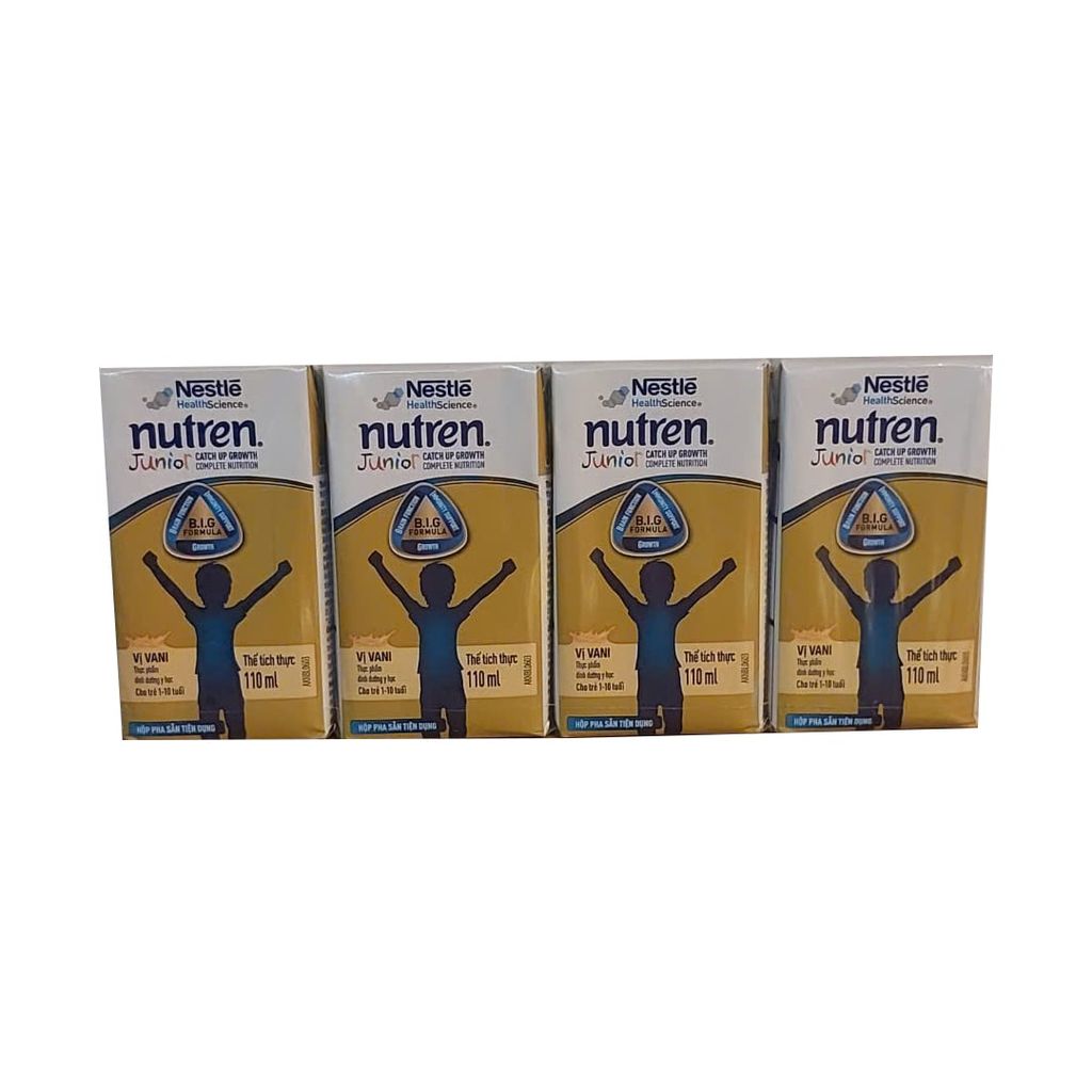 Thùng 36 hộp 110ml Sữa nước Nutren Junior - Cho trẻ từ 1 đến 10 tuổi