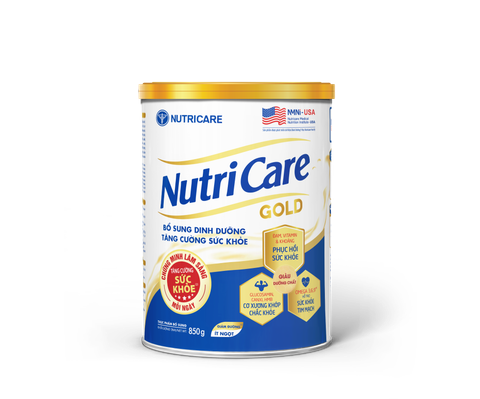 Sữa bột Nutricare Gold 850g cho người lớn tuổi