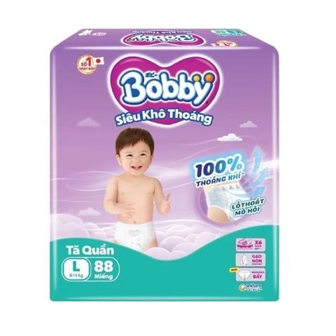 Tã quần Bobby L88 cực đại (9-14kg)