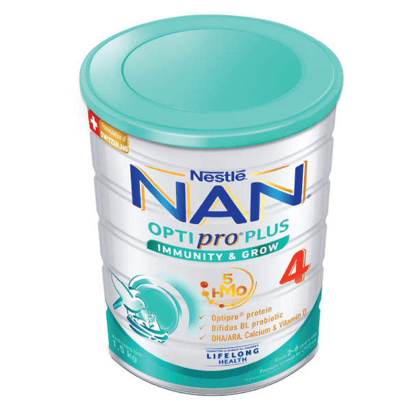 Sữa bột Nestle NAN Optipro 4 1.5kg HM-O cho trẻ trên 2 tuổi